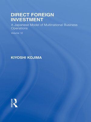 cover image of Direct Foreign Investment